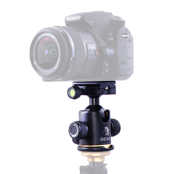 BEIKE BK-03 Camera Tripod Ball Head Ballhead with Quick Release Plate Large หัวบอล